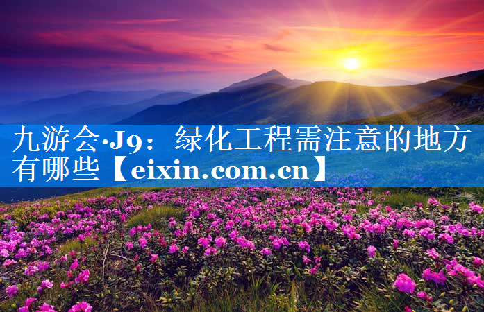綠化工程需注意的地方有哪些