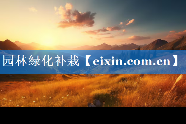 園林綠化補(bǔ)栽